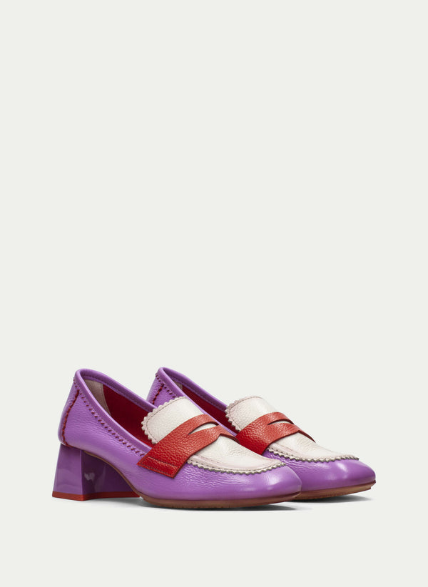 Moccasin Malta Violet-Panna-Red