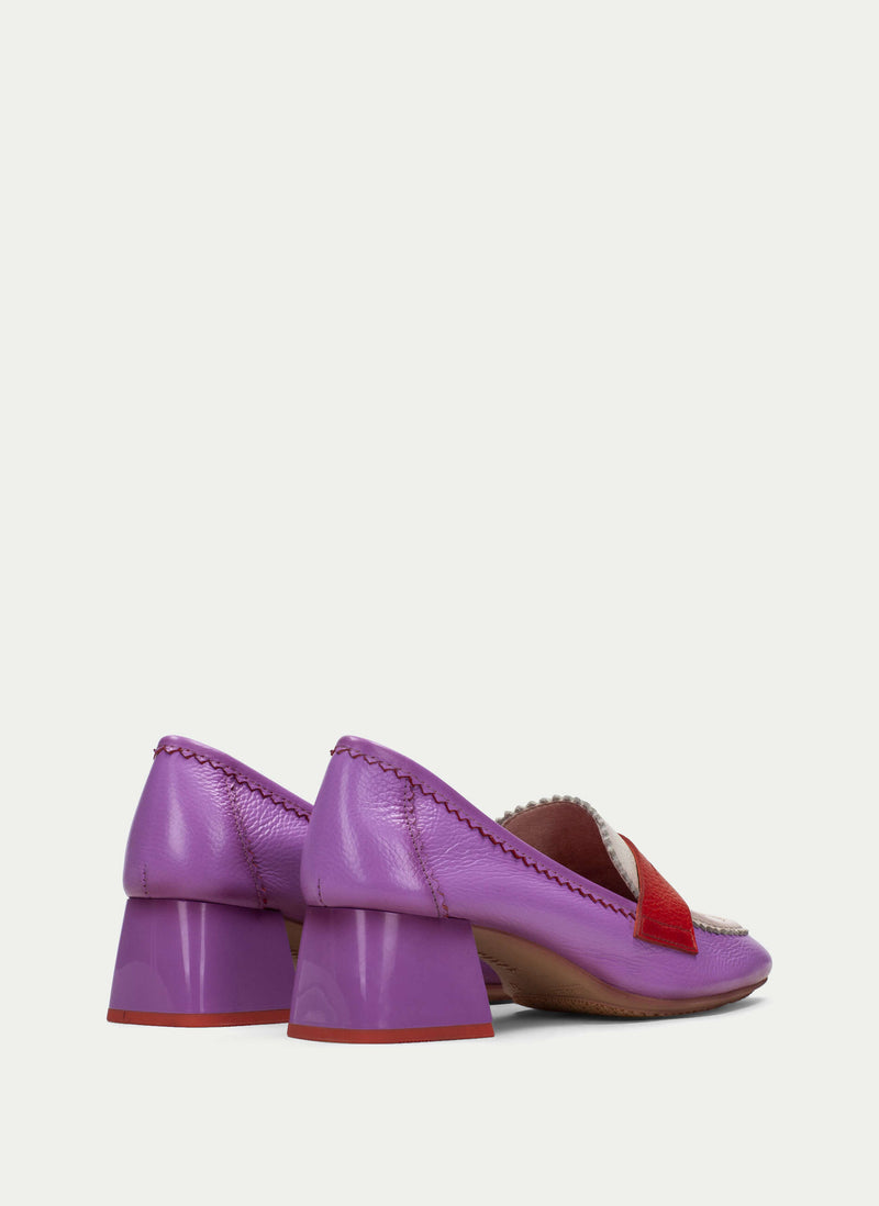 Moccasin Malta Violet-Panna-Red