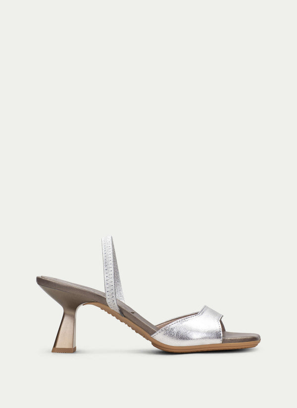 Heeled Sandal Danielle Silver