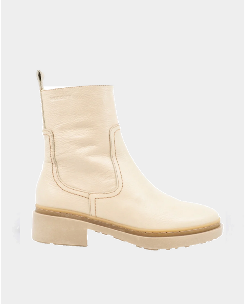 Bran Cream Ankle Boot