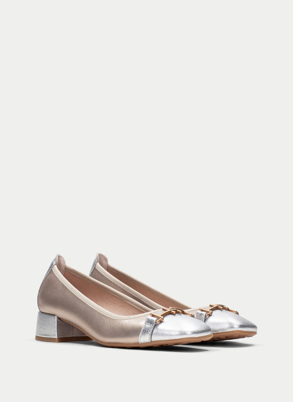 Ballerina oporto silver-champagne