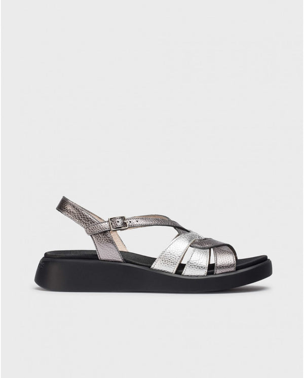 Bicolor PATERNA Sandals PLOMO/PLATA/PLOMO