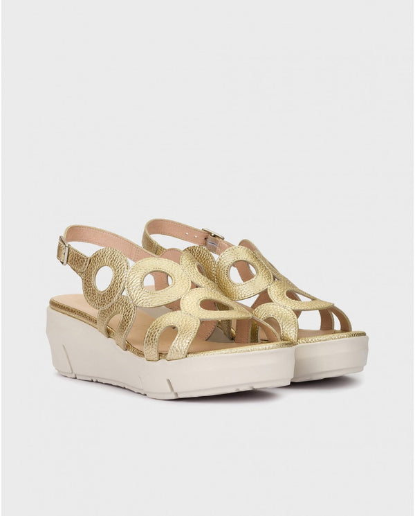 Gold FLYNN 82 Sandals