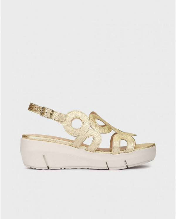 Gold FLYNN 82 Sandals