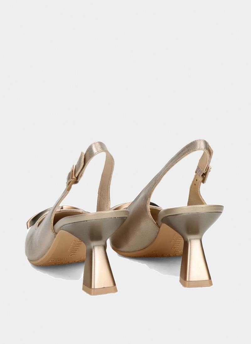 Slingback nova champagne