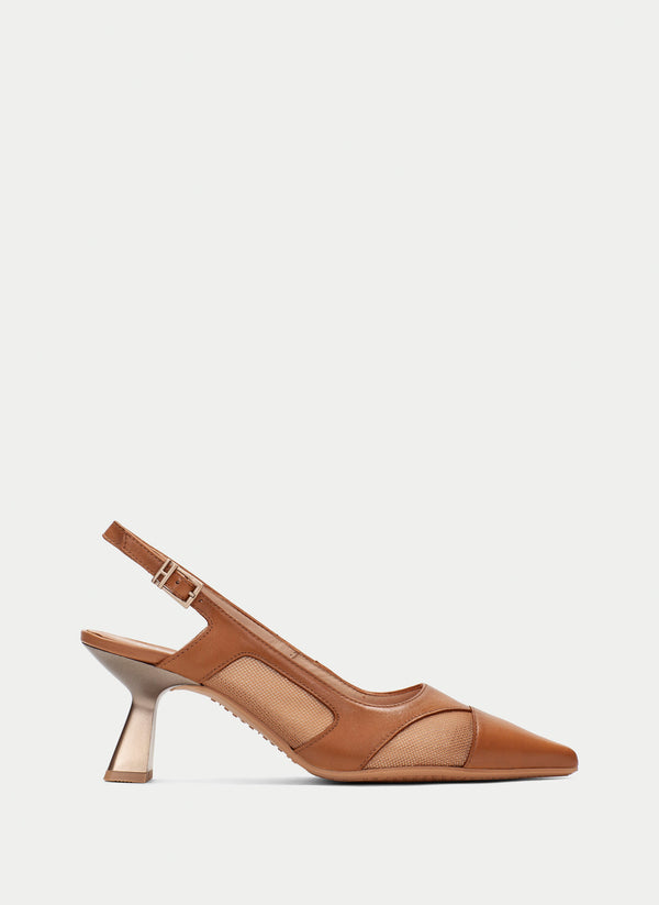 Slingback nova tan