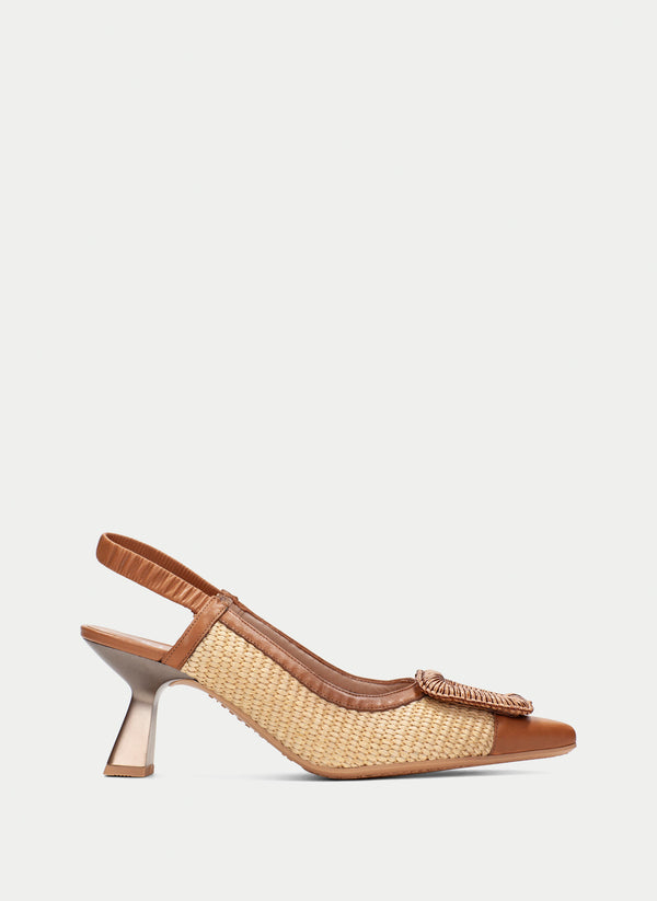 Slingback nova tan