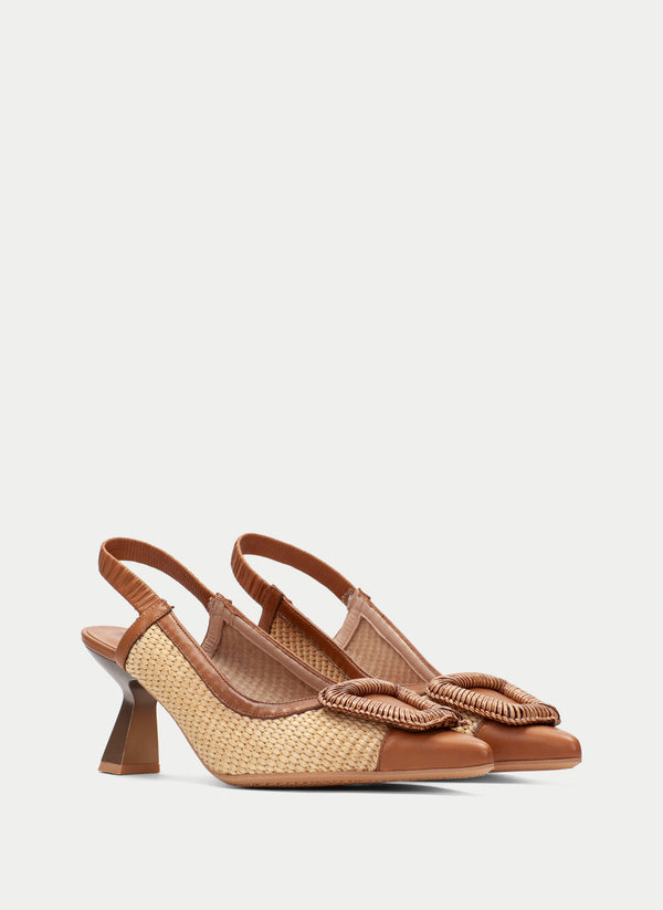 Slingback nova tan