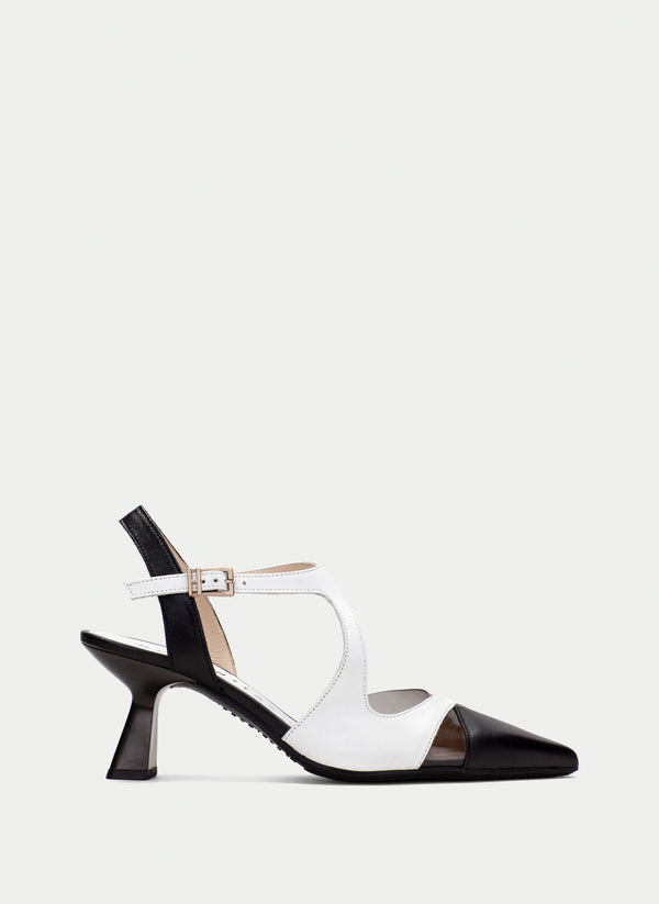 Slingback nova black-white
