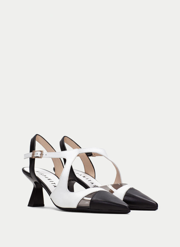 Slingback nova black-white