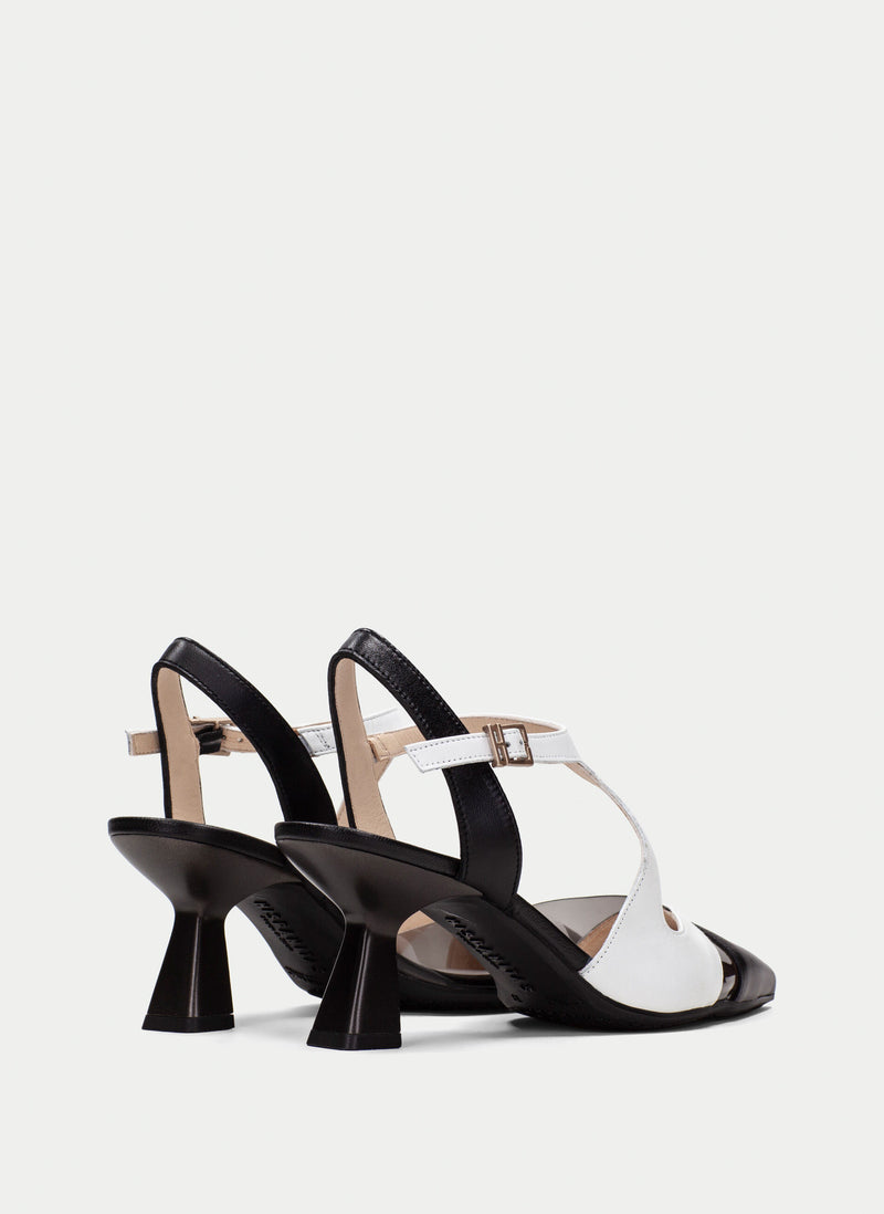 Slingback nova black-white