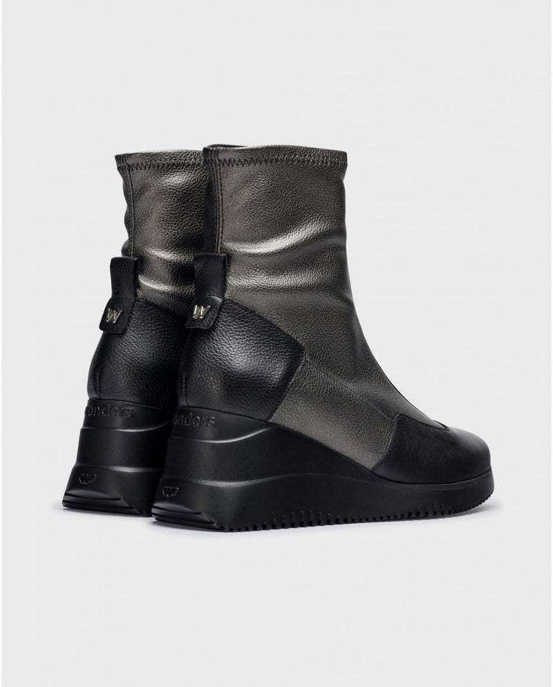 Dark grey INDIA ankle boot