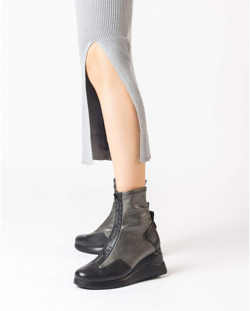 Dark grey INDIA ankle boot