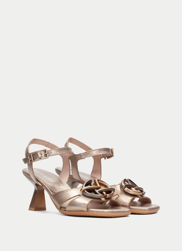 Heeled Sandal danielle champagne