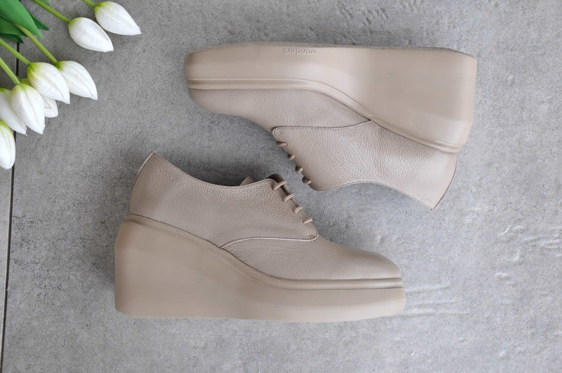 Dural Taupe platform Ankle shoe