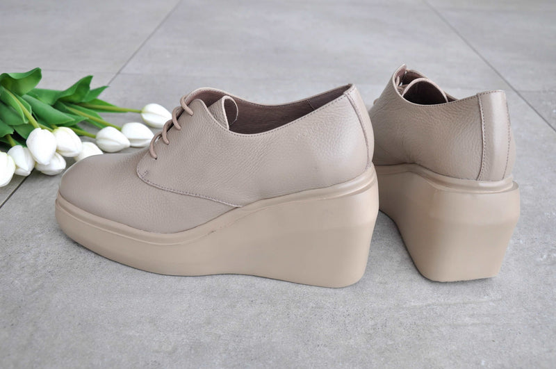 Dural Taupe platform Ankle shoe