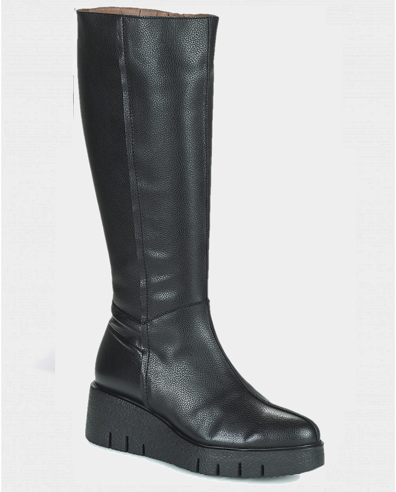 Black Wedge boot