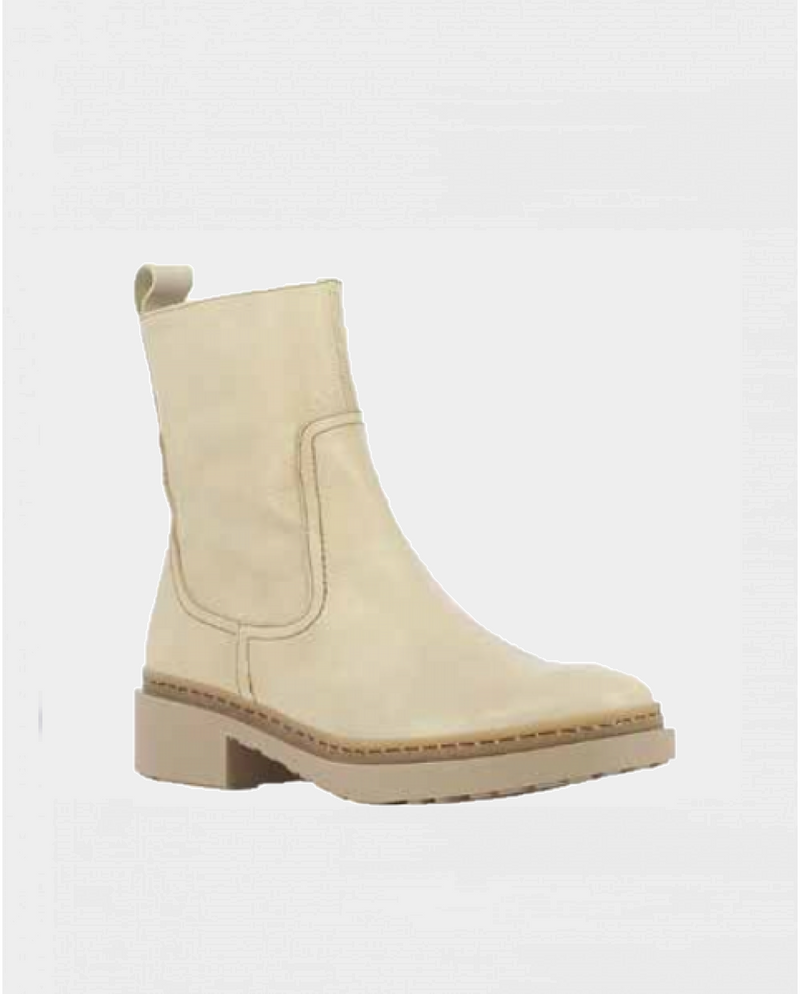 Bran Cream Ankle Boot